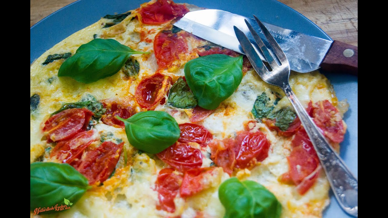 Tomate-Mozzarella Omelette -- Rezept und Anleitung