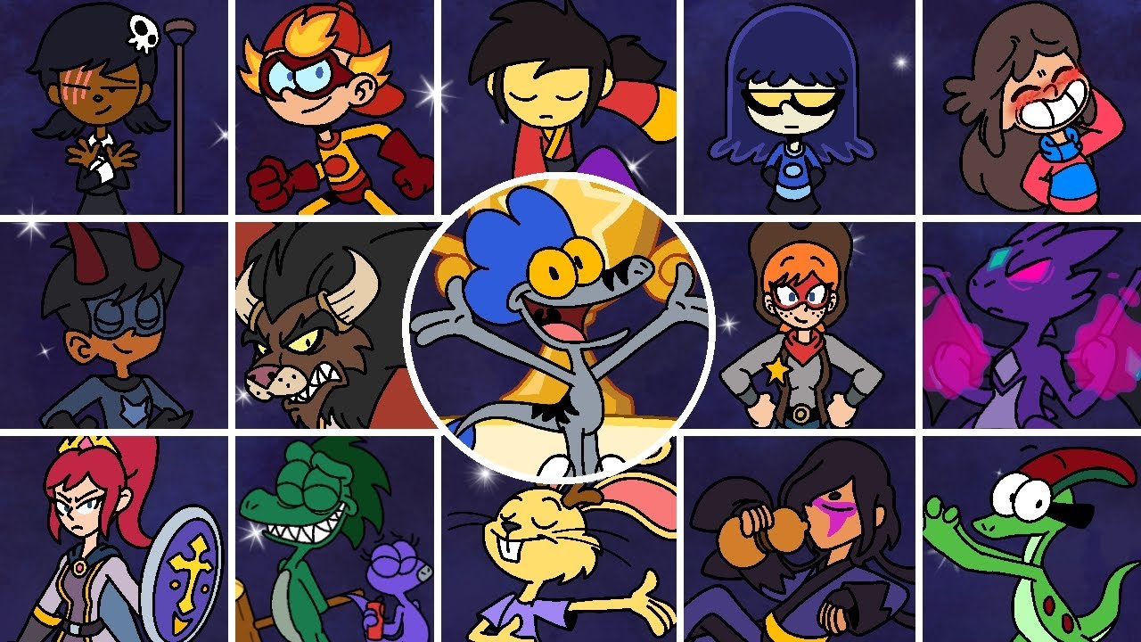 AZ Cartoon Character Victory Animations #FlipaClipNoWords