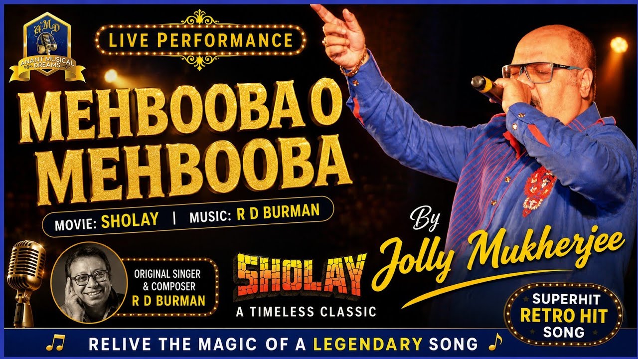 Mehbooba Mehbooba I Sholay I R D Burman I Helen I Amitabh Bachhan I 70's Hindi Songs Live I Jolly Da