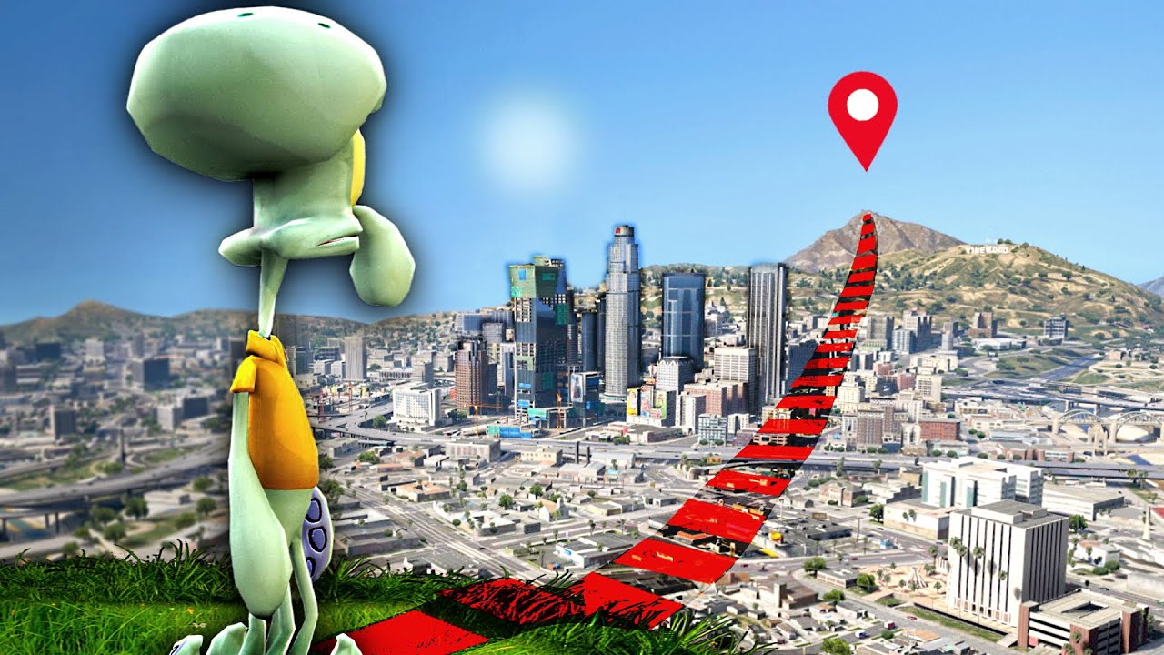 Cruc&eacute; el Mapa de GTA 5 Corriendo en L&iacute;nea Recta