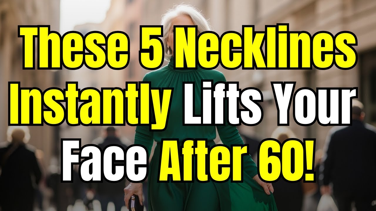 5 Necklines That Instantly Make Women Over 60 Look More Lifted & Elegant