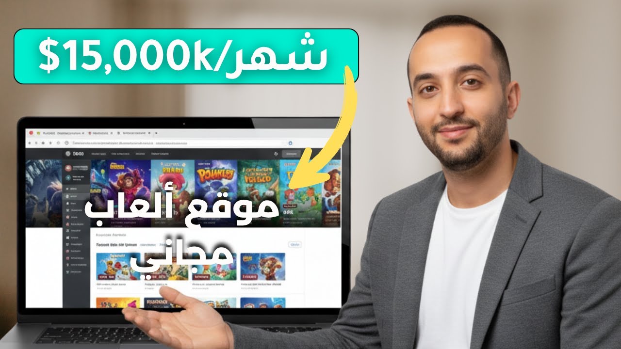 كيف تبني موقع ألعاب يحقق أكثر من 15,000$ شهريًا (مشروع جاهز للمبتدئين)