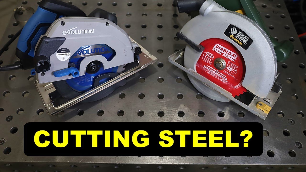 Cutting Steel with Circular Saws | Metal Cutting vs. Standard Sidewinder