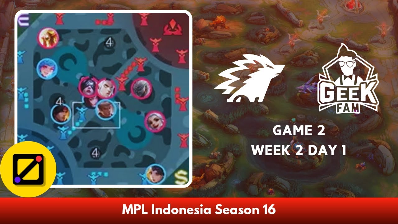 [Mini Map] ONIC Esports vs Geek Fam ID - Game 2 - Week 2 Day 1 - Regular Season - MPL ID S16