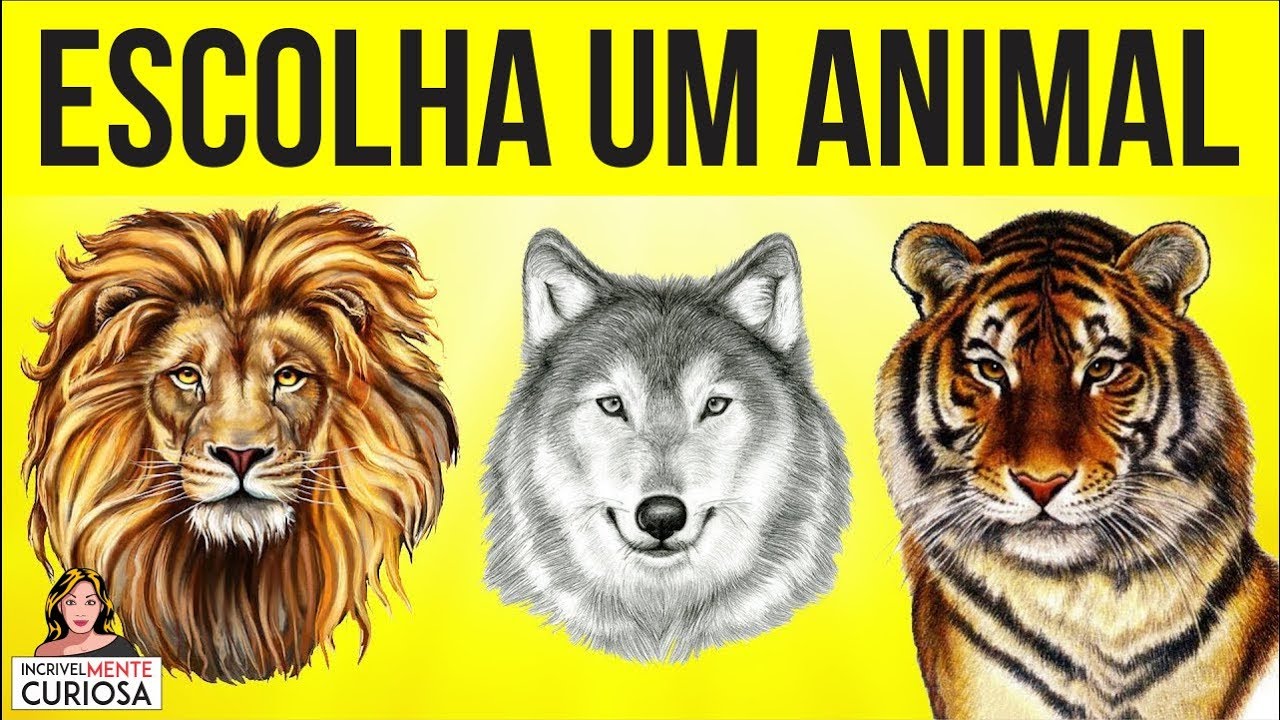 QUE ANIMAL EXISTE EM VOCÊ? TESTE PSICOLÓGICO E PERSONALIDADE [ IncrivelMente Curiosa ]