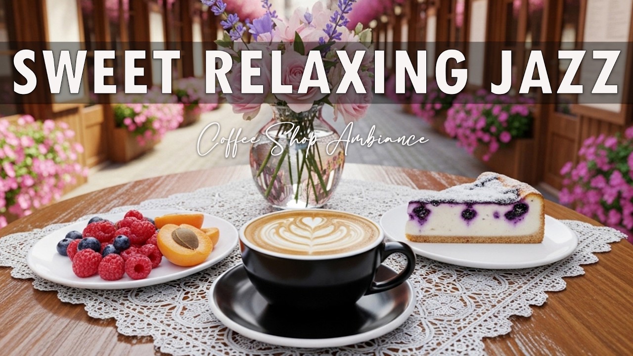 Sweet Relaxing Jazz ☕ Coffee Shop Bossa Nova Instrumental & Soothing Jazz Cafe Music for Working.
