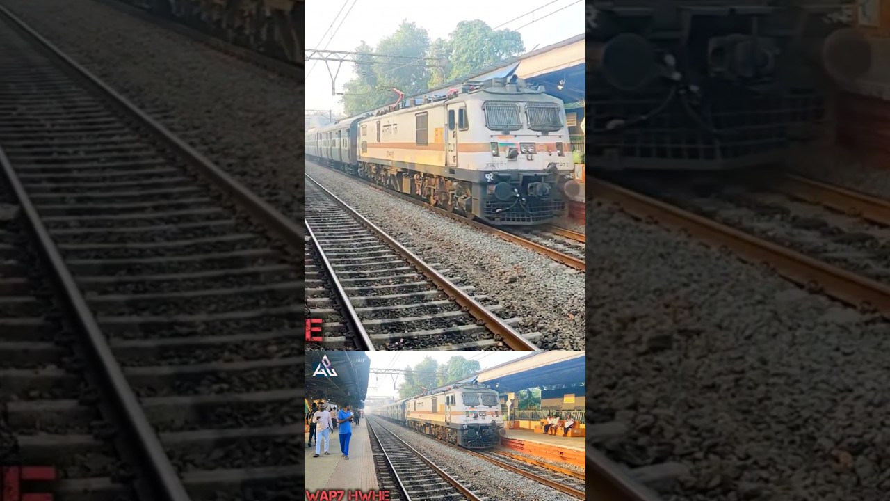 Black Diamond Express on a rampage #blackdiamodexp #wap7 #icfblue #fog