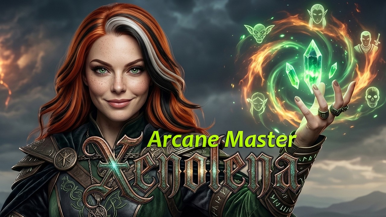 Xenolena (Official) - Arcane Master | Warlock: The Exile Game Song Tribute | Rock Folk Music