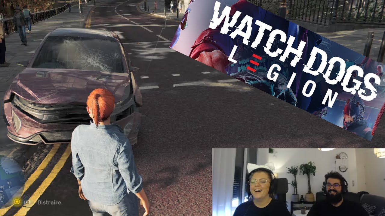 WatchDogsLegion Let's Play Part 01 | J'apprends &agrave; conduire avec mon mari !