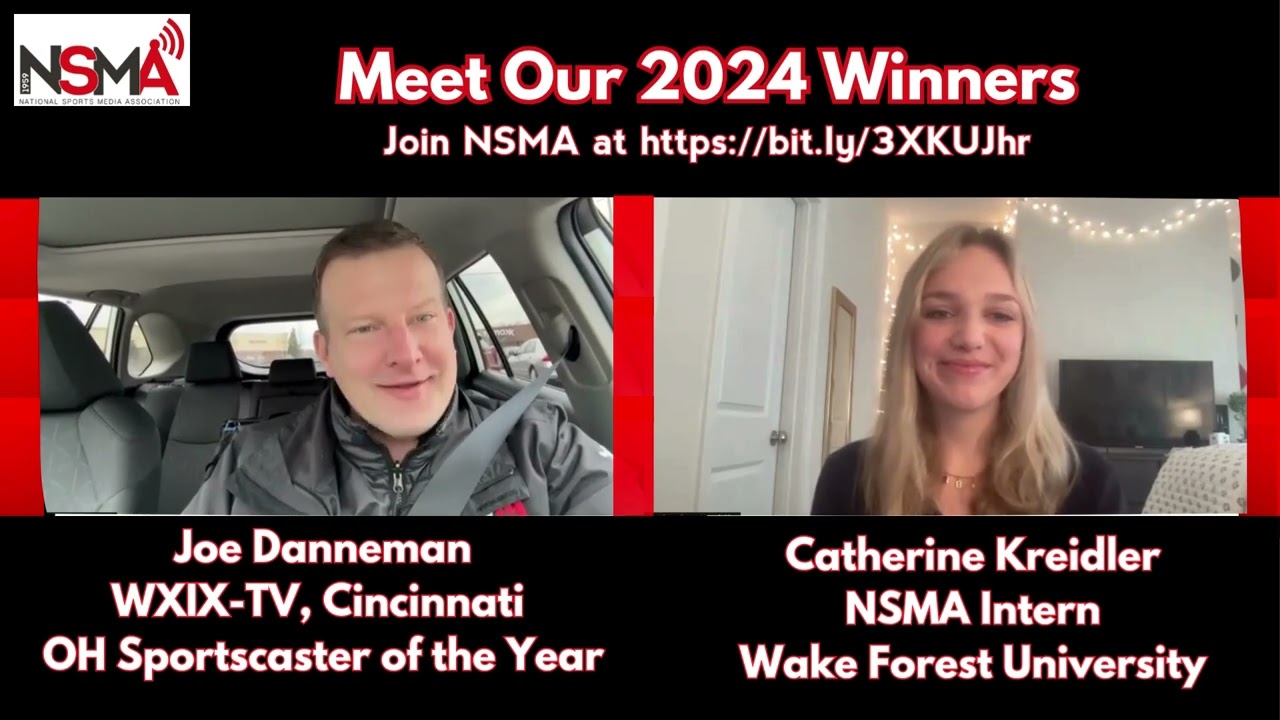 2024 NSMA OH Sportscaster of the Year, Joe Danneman