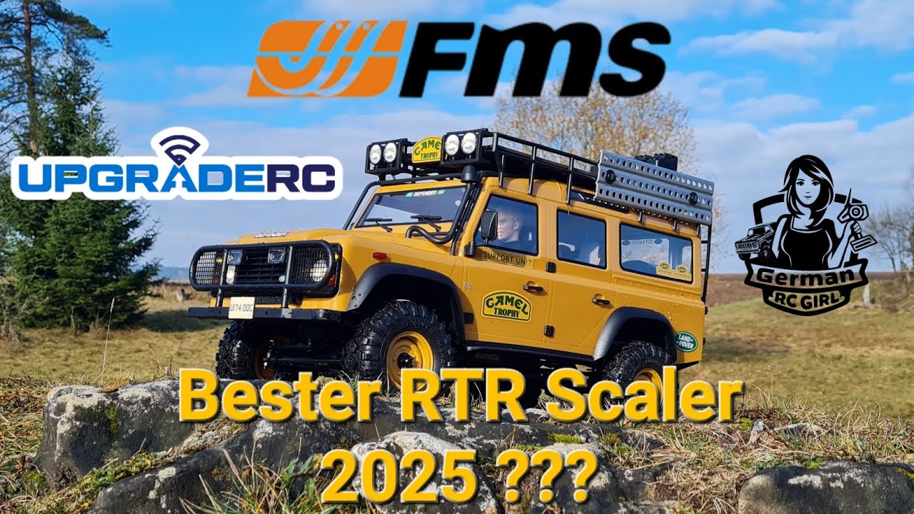 Ist er sein Geld wert? FMS FCX10 Landrover Defender Camel Trophy von UpgradeRC