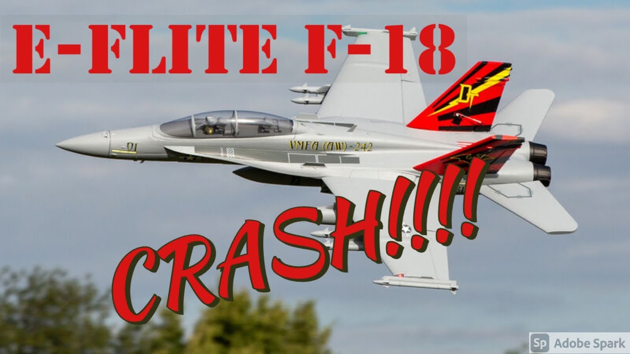 $500 Horizon Hobby E-flite F-18 Hornet ***DESTROYED in SECONDS***