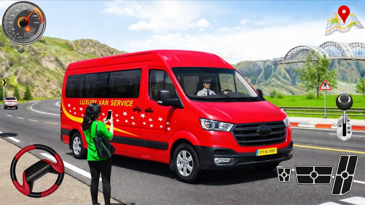 New 3D Van Simulator Driving Game 2026 |  Mini Bus Driving Van Simulator Game | Public Transport