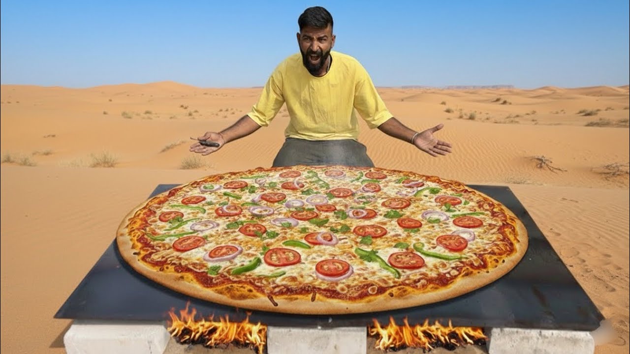 I Cook Giant PIZZA 🍕 बहोत मेहेंगा पड़ गया 😤
