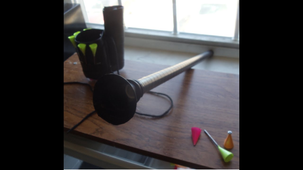How to make a PVC Blowgun, Ammunition, and Holster