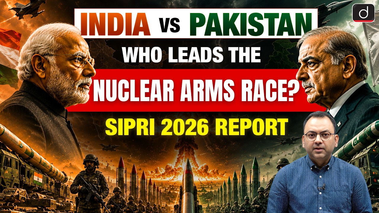 India Deploys Nuclear Warheads | SIPRI 2026 Report | Current Affairs | Drishti IAS English
