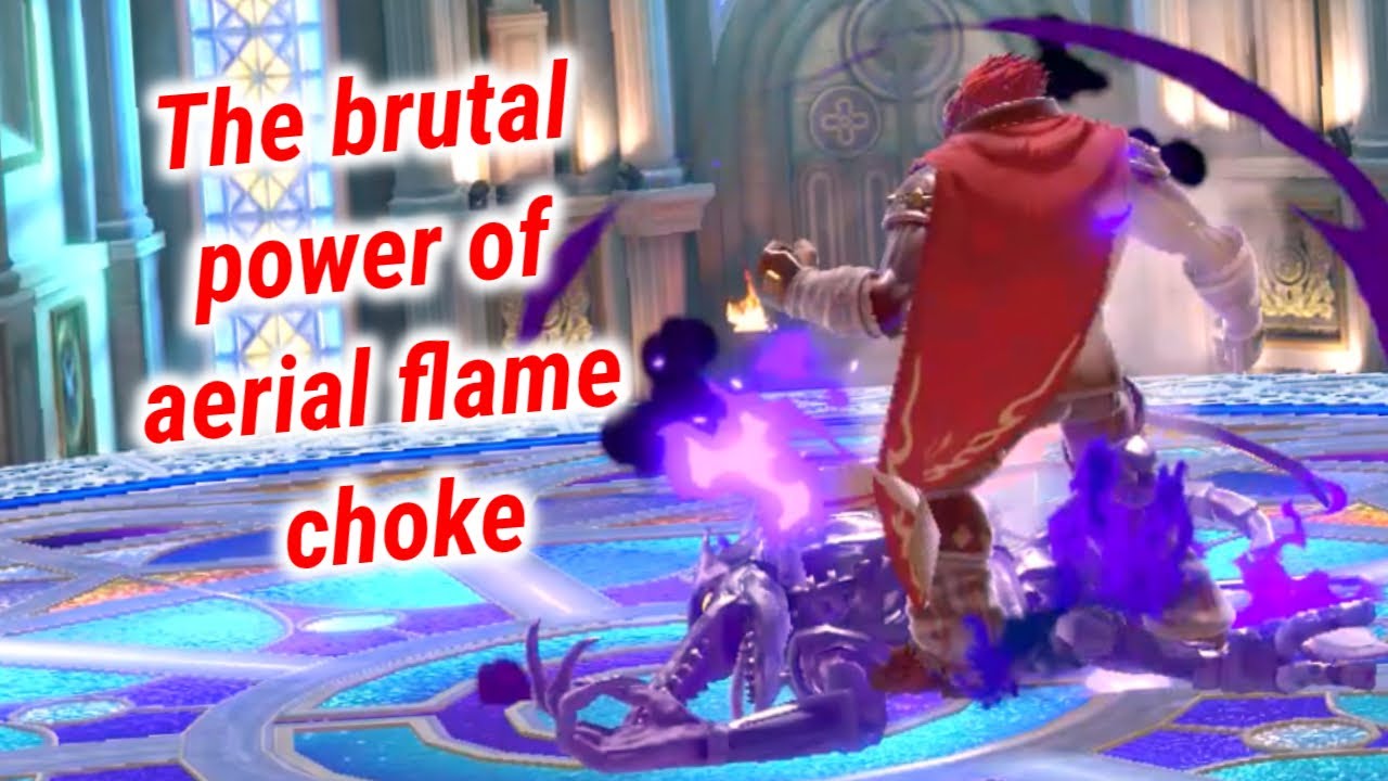 The brutal power of aerial flame choke