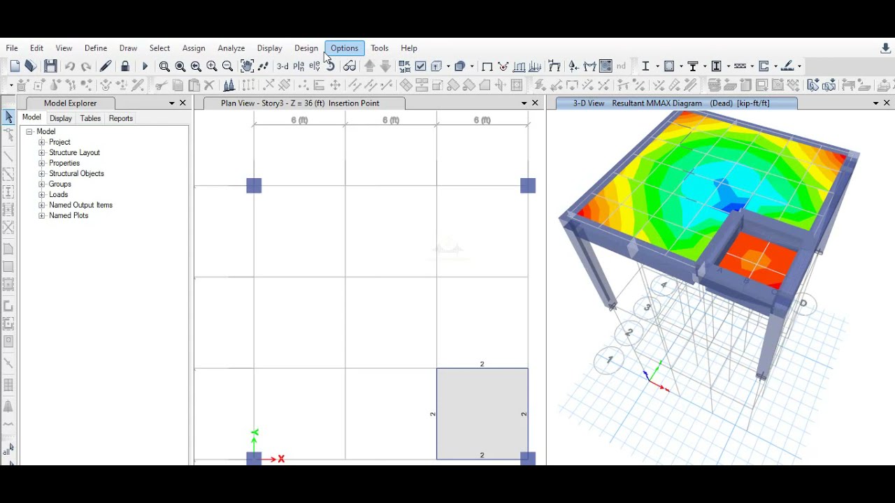HOW TO DRAW SUNKEN SLAB| ANALYSIS | BEHAVIOUR | ETABs | Civil engineering | Structural engineering