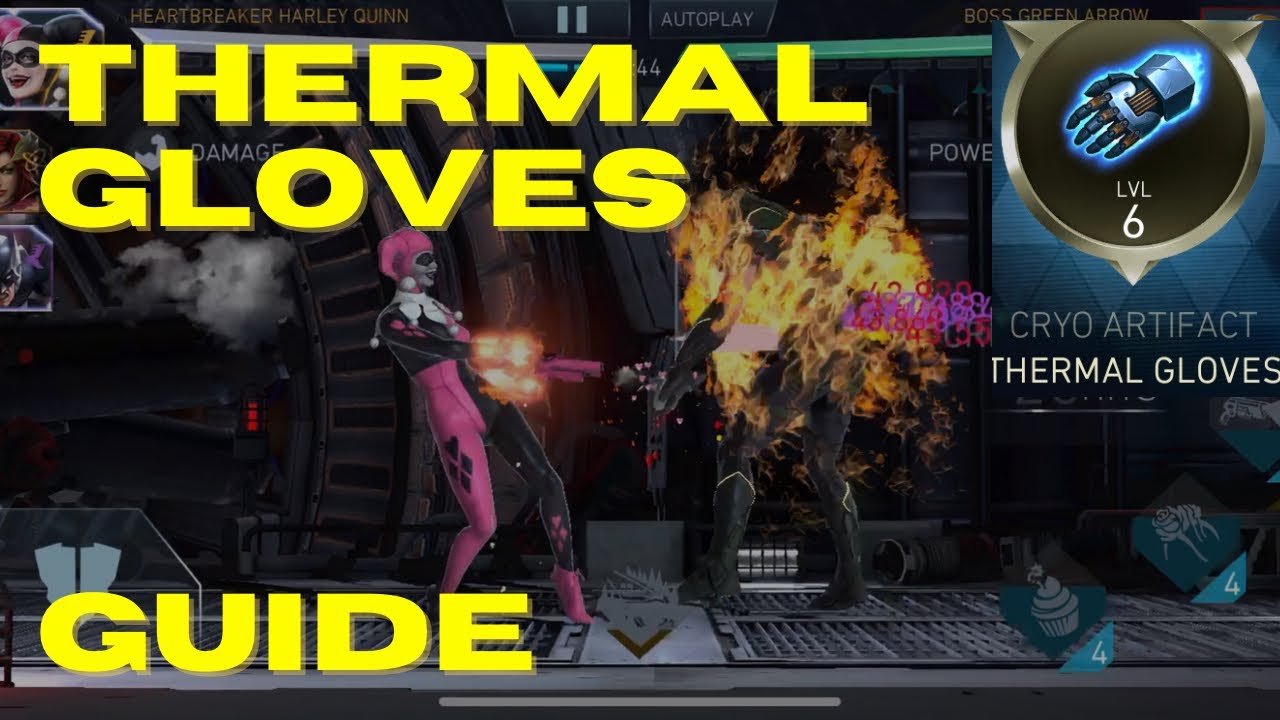 Highlights and Usage of Thermal Gloves| On Ice Solo Raid| Injustice2 Mobile