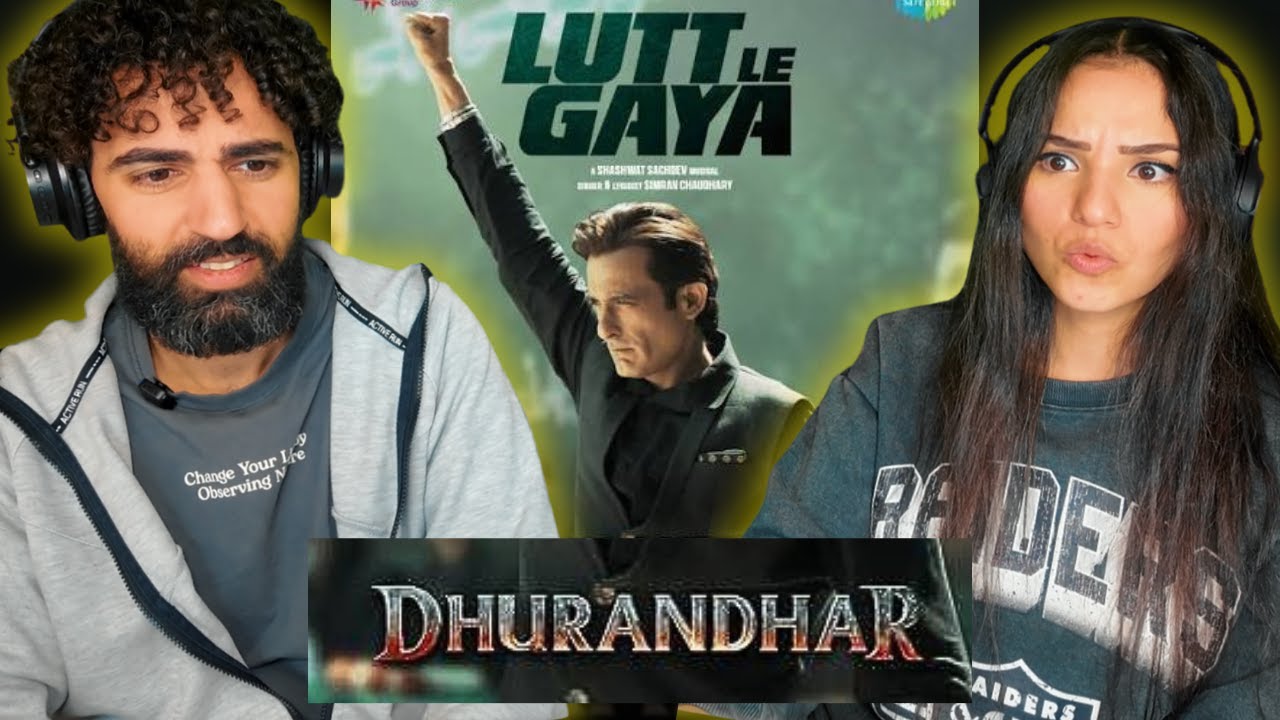 🇮🇳  We react to Lutt Le Gaya | Dhurandhar | Ranveer Singh, Akshaye Khanna | (Reaction)