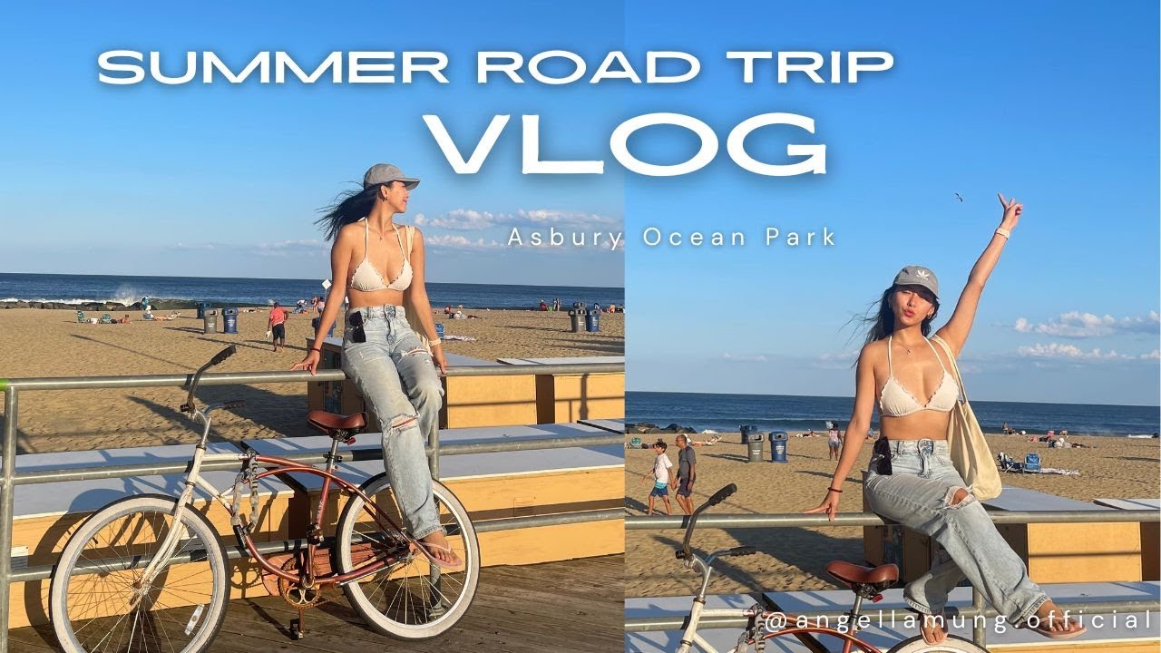 The Diaries Of Angel | SUMMER ROAD TRIP ➡️ ASBURY PARK ☀️ 🌊  #summervibes #roadtrip #asburypark #nj