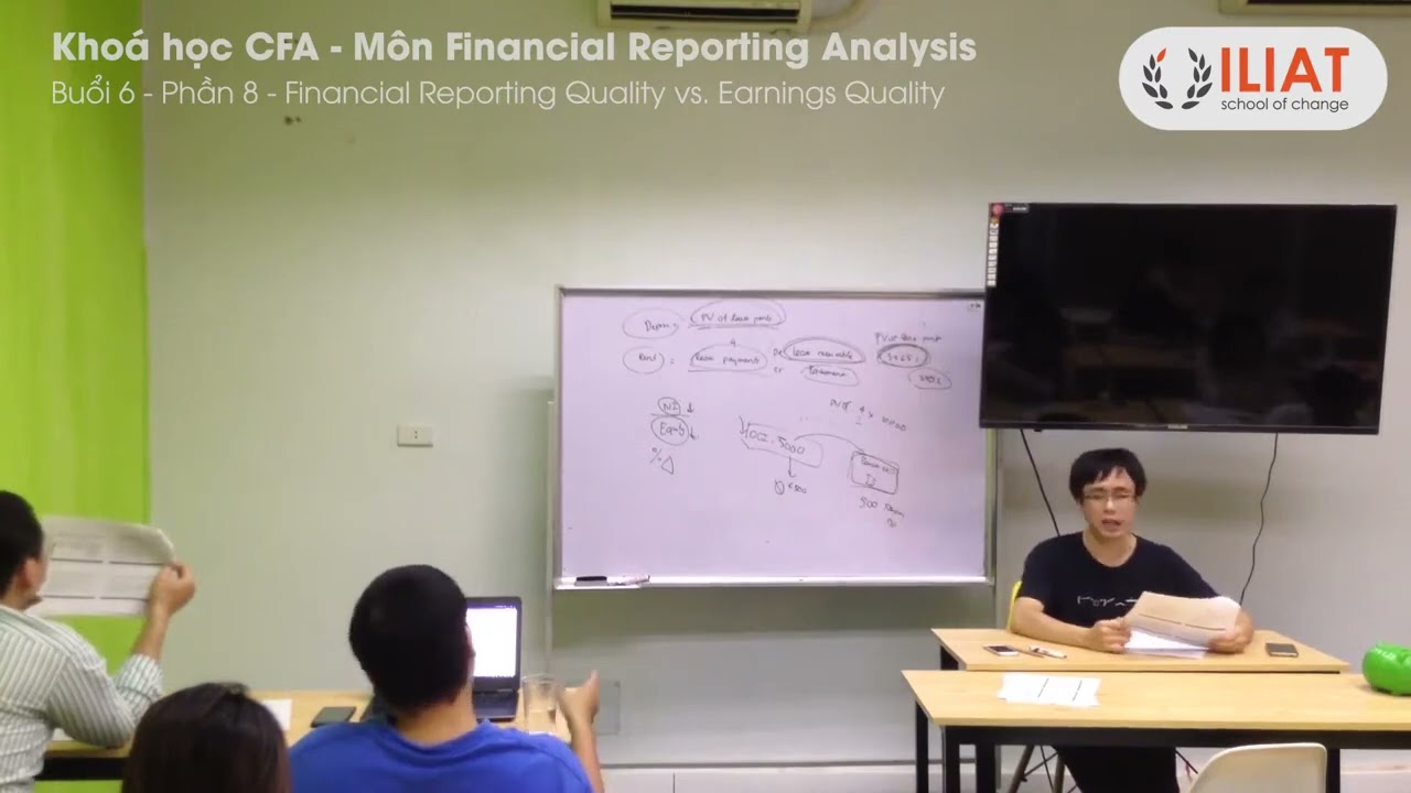 ILIAT CFA1 FRA R11 8 Financial Reporting Quality vs  Earnings Quality