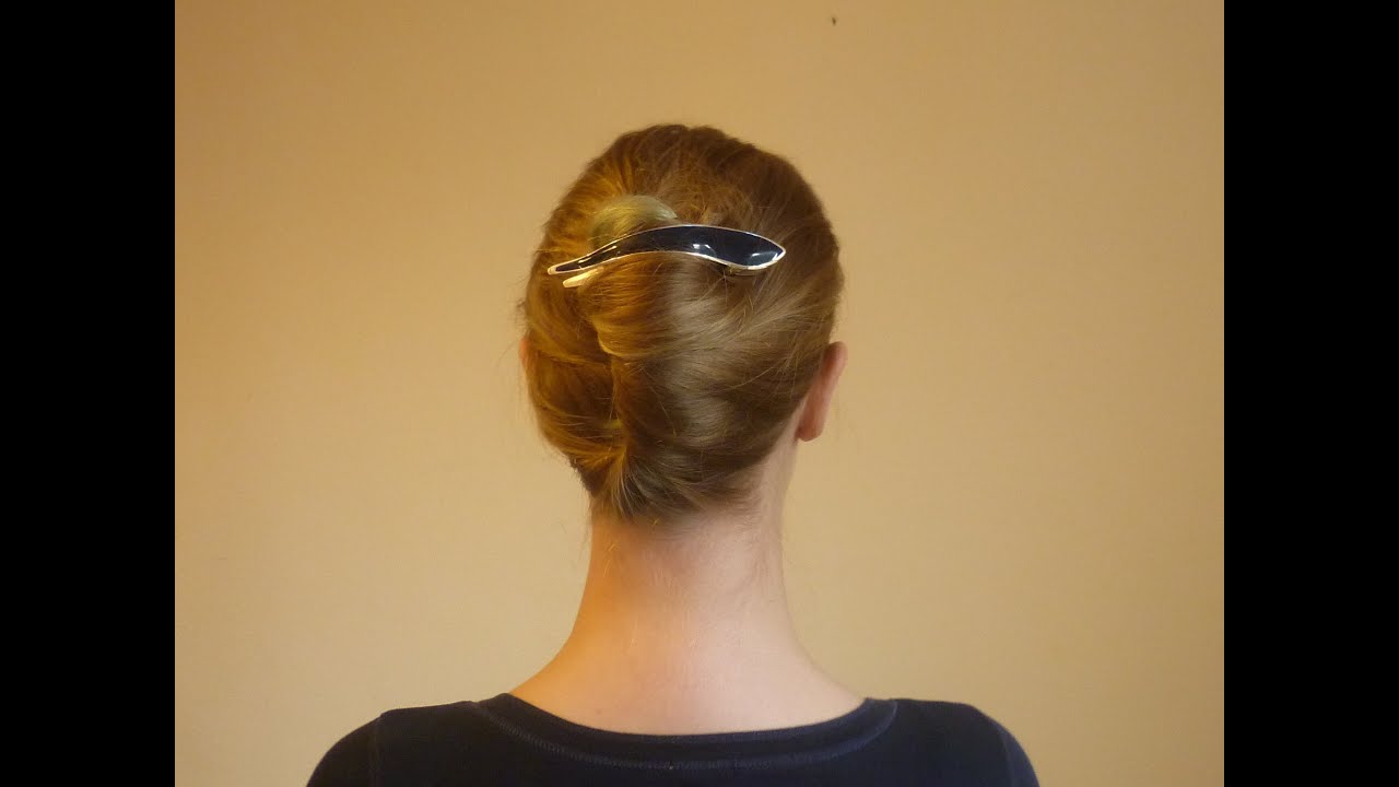Quick styles: French twist with loop