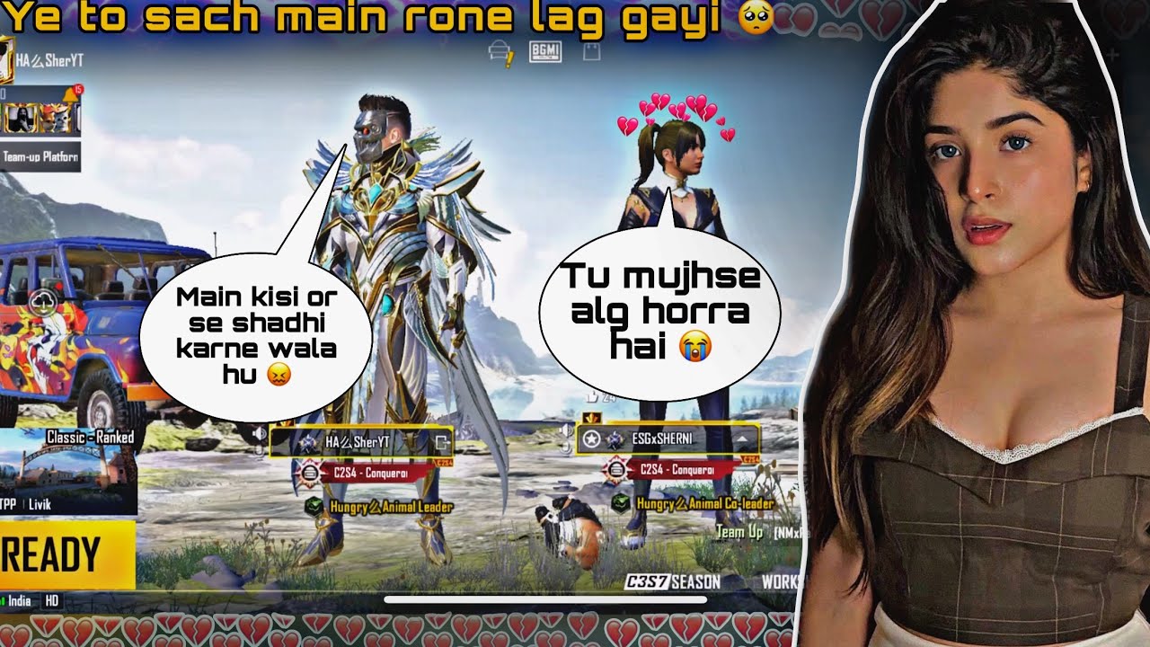 FAKE MARRIAGE 💔FIX PRANK ON GF😢 ( HER REACTION😭) | LEGEND SHER | BGMI