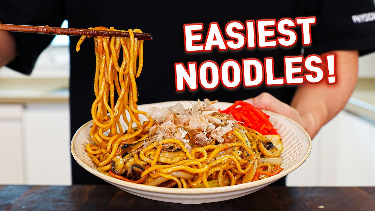 The Easiest Stir Fried Noodles That Will Change Your LIFE l YAKISOBA In 15 Minutes