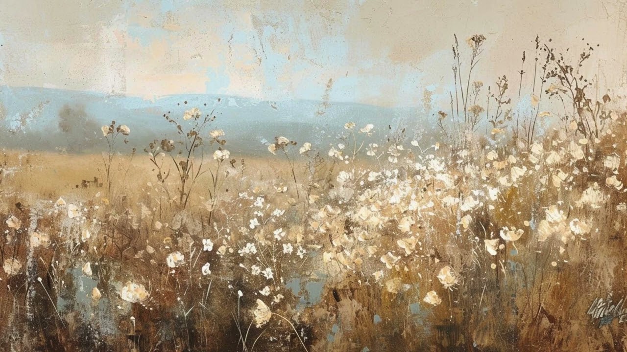 Vintage Floral TV Art Screensaver Tv Wallpaper Home Decor Oil Painting Digital Wall Art