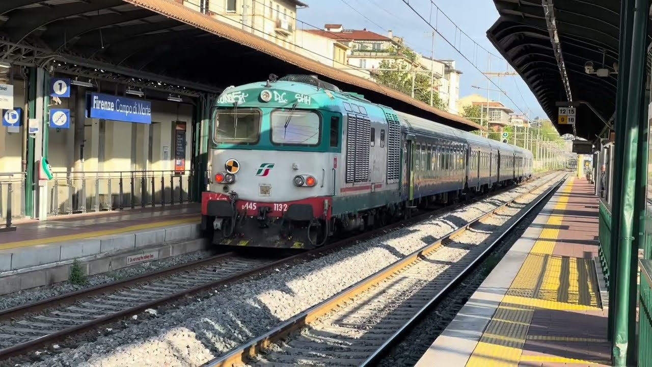 Una giornata molto fruttuosa alla stazione di Firenze Campo di Marte￼! - Transiti arrivi e partenze￼
