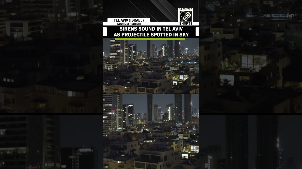 Sirens triggers across Tel Aviv after Projectile spotted over city