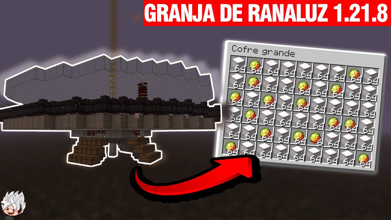 GRANJA DE RANALUZ y MAGMACUBE 1.21.8 MINECRAFT JAVA  | F&aacute;cil 100%