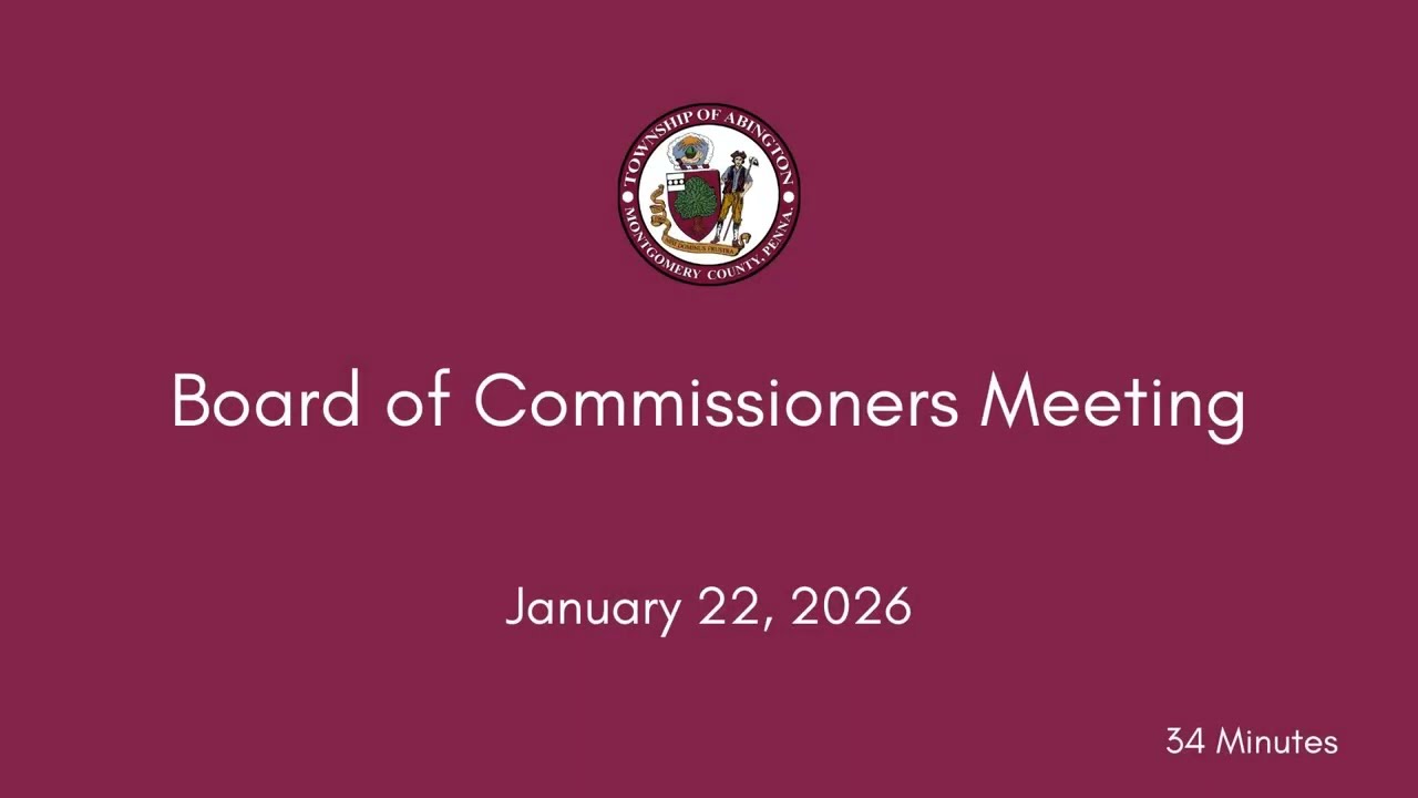 January 22, 2026 Board of Commissioners Meeting