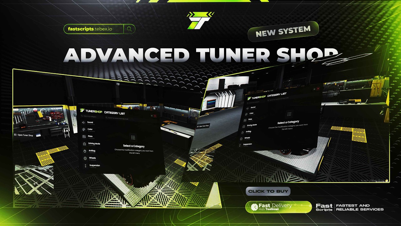 Advanced Tuner Shop FiveM | Fast Scripts | ESX QBCore QBox