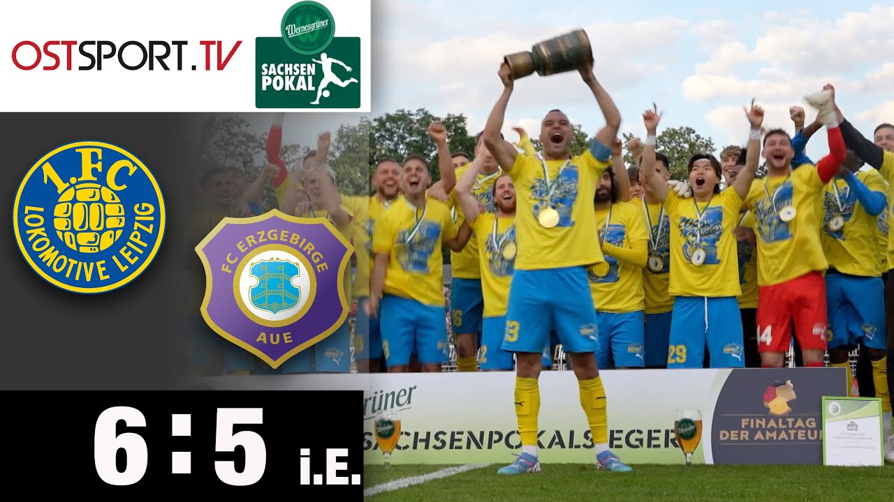 POKALSIEGER! Lok Leipzig holt das Double: 1. FC Lok Leipzig - Erzgebirge Aue | Regionalliga Nordost