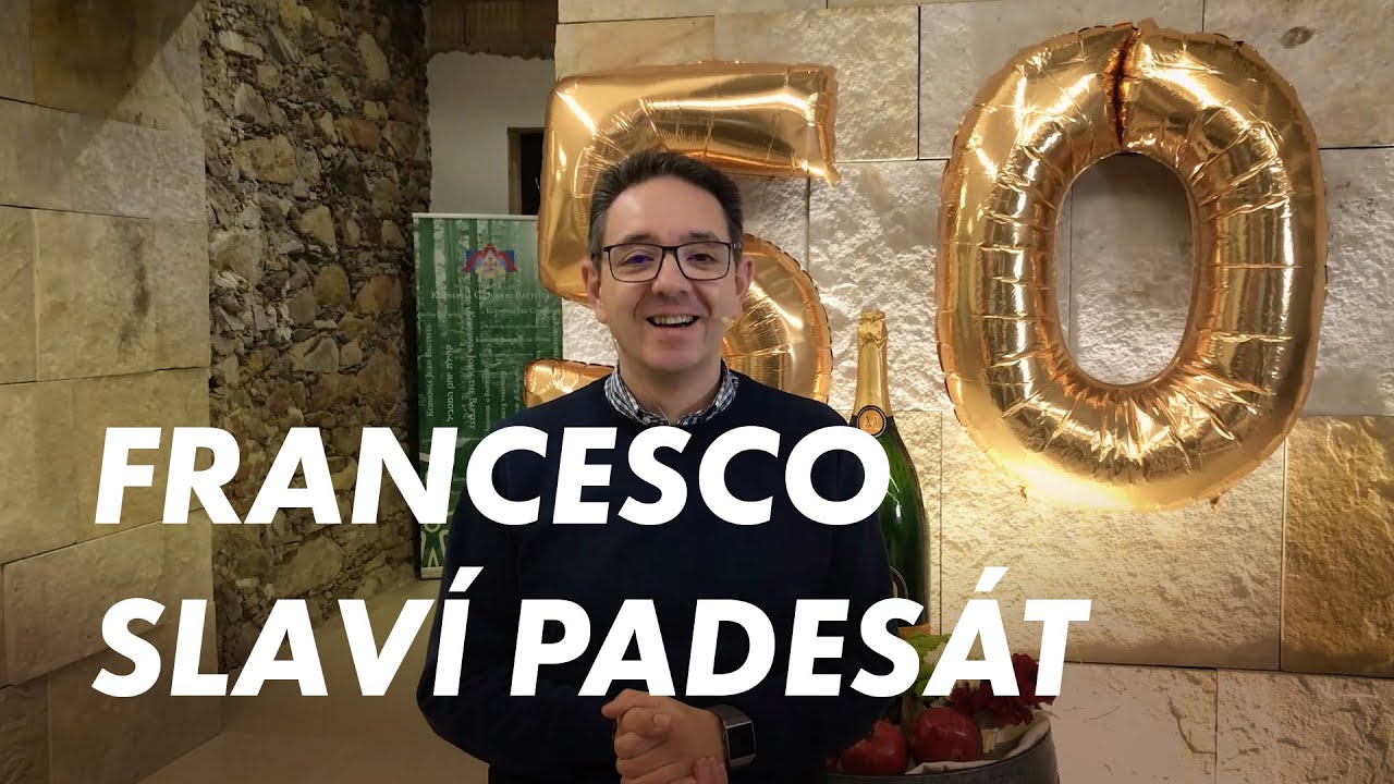 Francesco slaví padesát