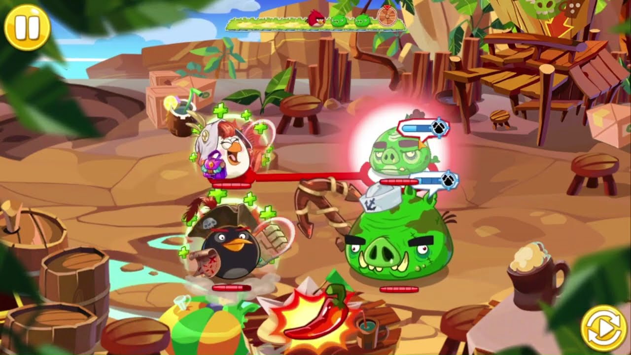 Adiós Piratas! 🏴‍☠️ Hola Tiradores Jugando En Directo | Angry Birds Epic Misiones 39-45 en Español