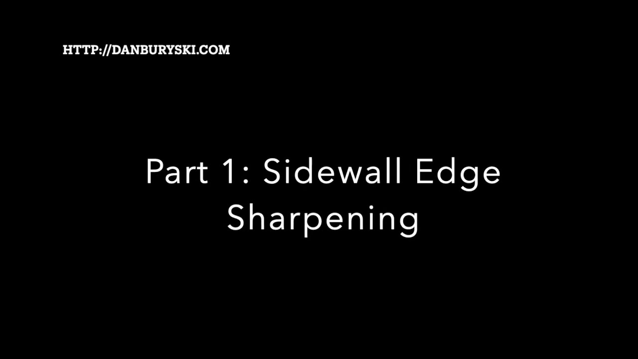 Ski Tuning - Part 1. Sidewall Edge Tuning