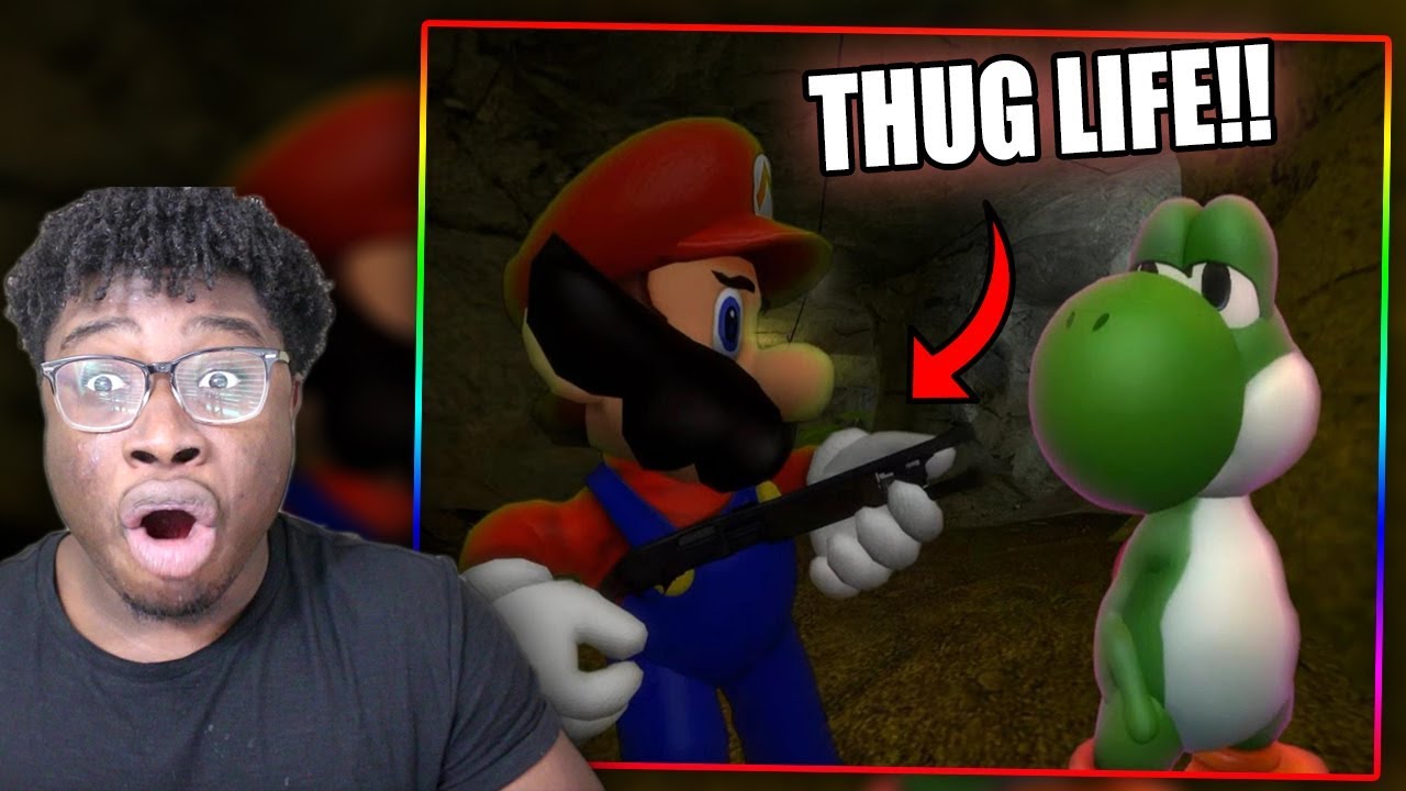 MARIO IS AS THUG! | SMG4: Stupid Mario World Reaction!