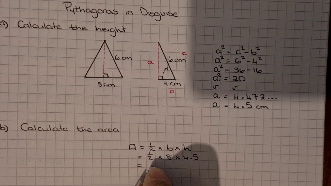 National 5 Apps - Pythagoras problem solving