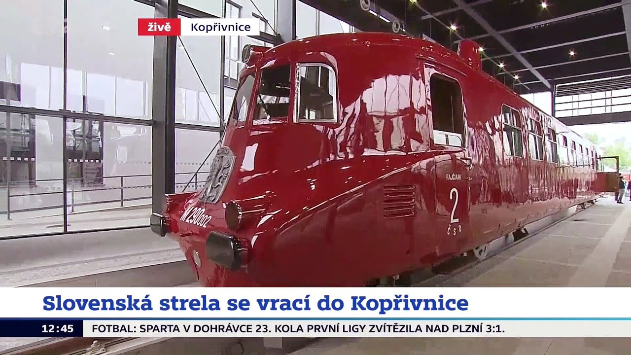 Slovenská strela se vrací do Kopřivnice (13. 5. 2021)