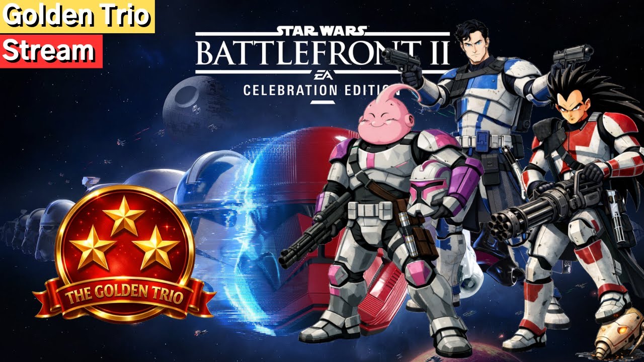 Golden Trio Stream | Star Wars Battlefront 2 | Form Up, Delta