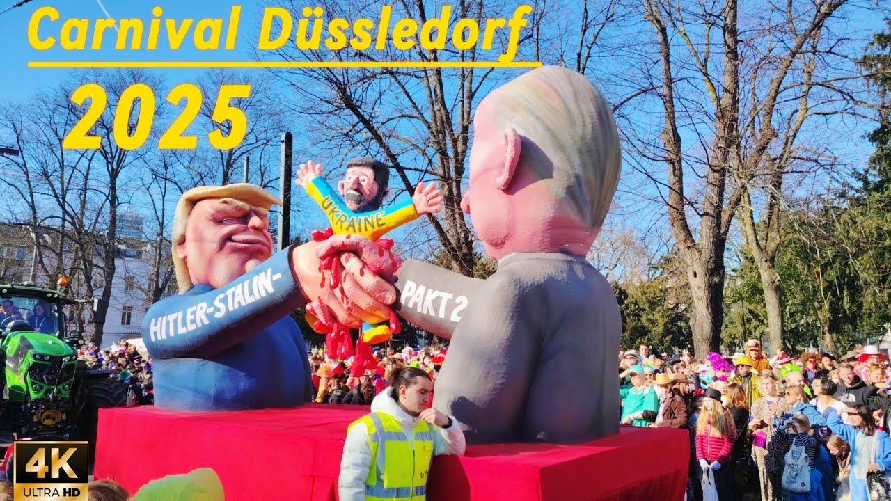 Carnival (Karnival) Parade 2025 Düsseldorf: Highlights and Festivities of Germany [4K]