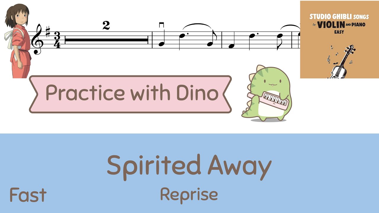 Spirited Away - Reprise - Violin Tutorial