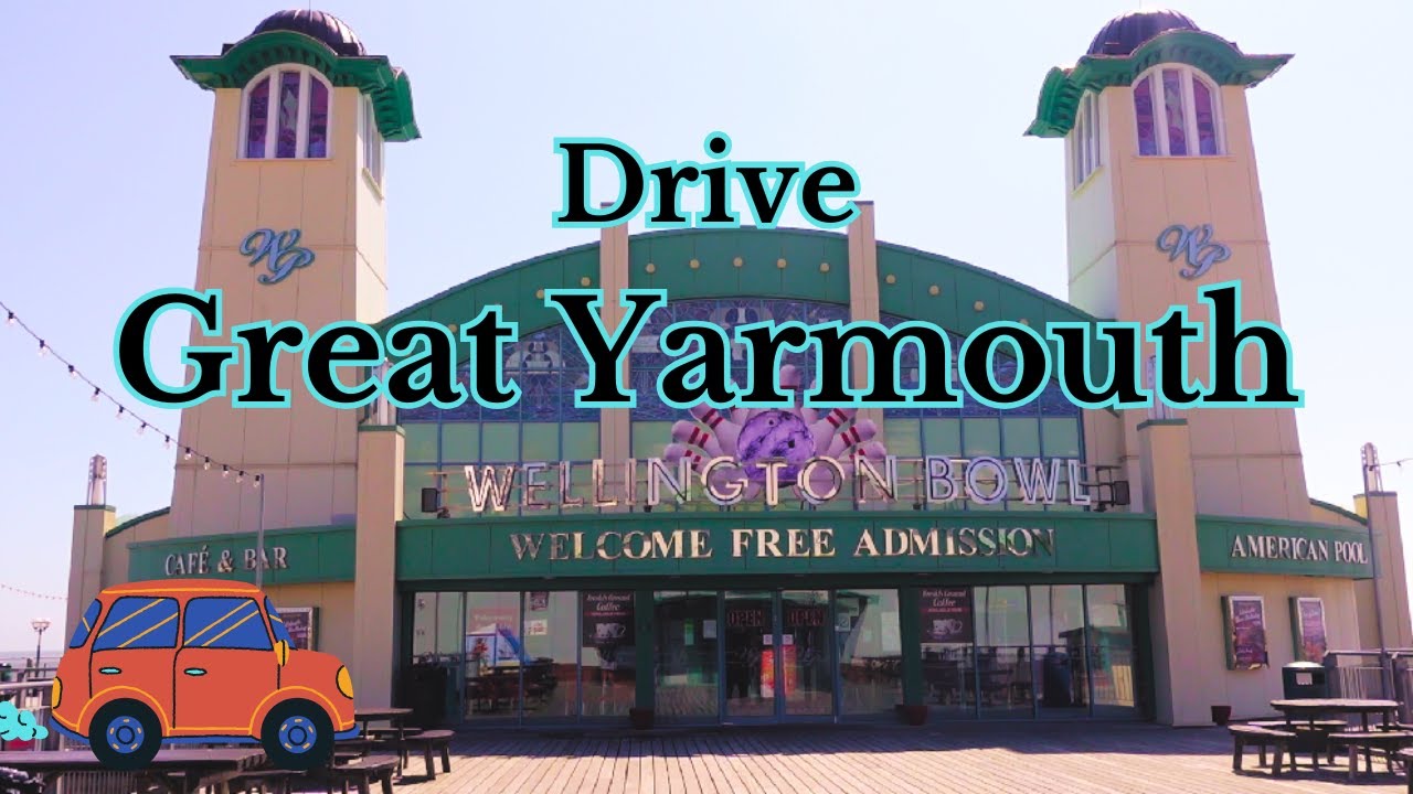 🚗🚗Driving to GREAT YARMOUTH Norfolk from the A47