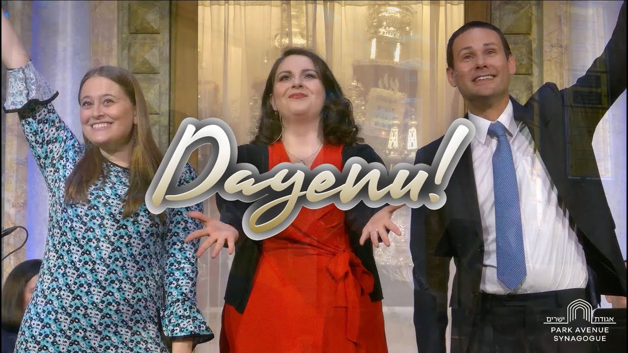 Cantors Trio: Dayenu (Passover Song)