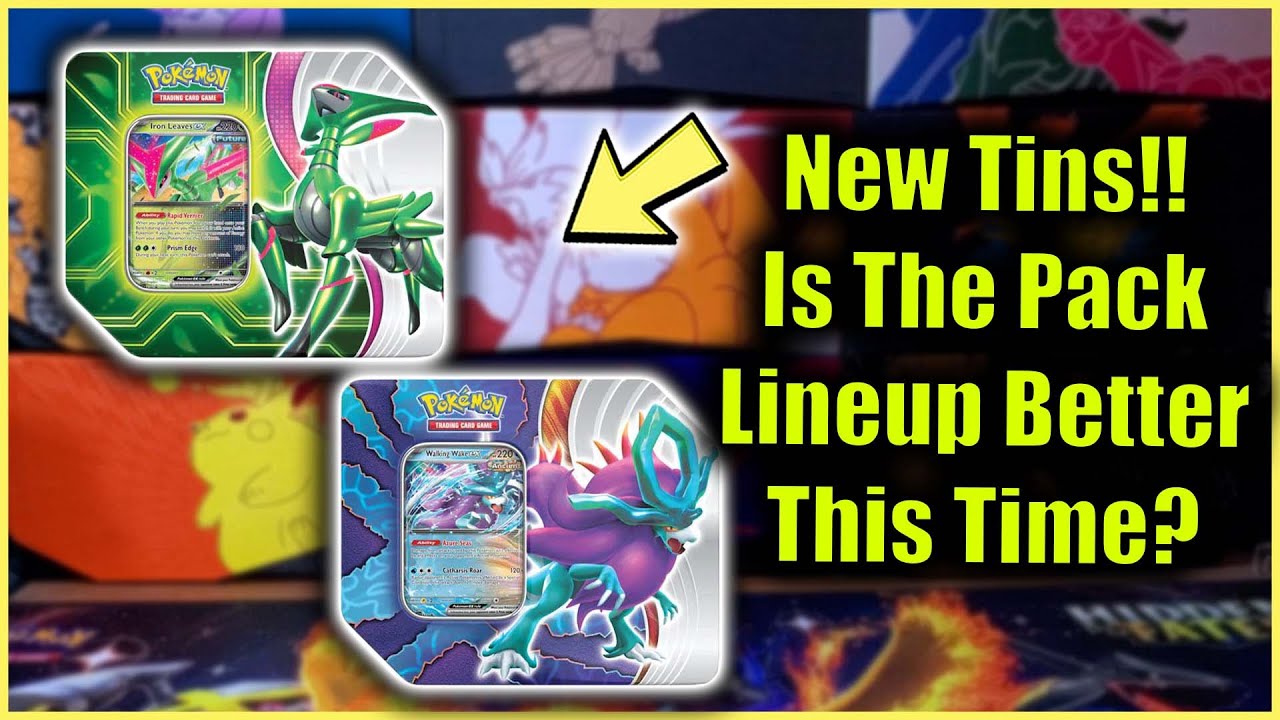 Opening Both Pokémon TCG Paradox Clash Tin