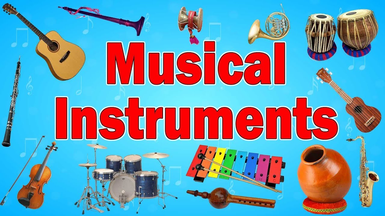 Music Instruments Names | Musical instruments names and information | Kid2teentv