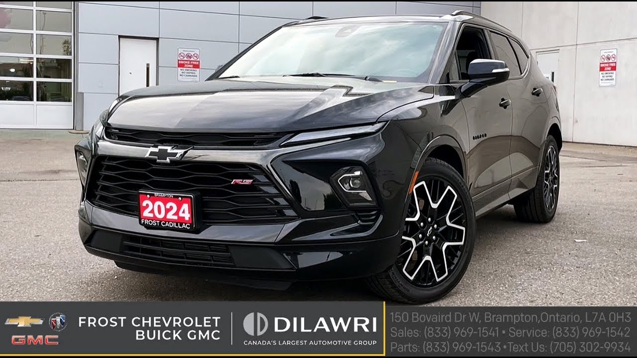 2024 Chevrolet Blazer RS AWD Clean CarFax Low KMS Rates from 4.99% now at FROST Stock P1411